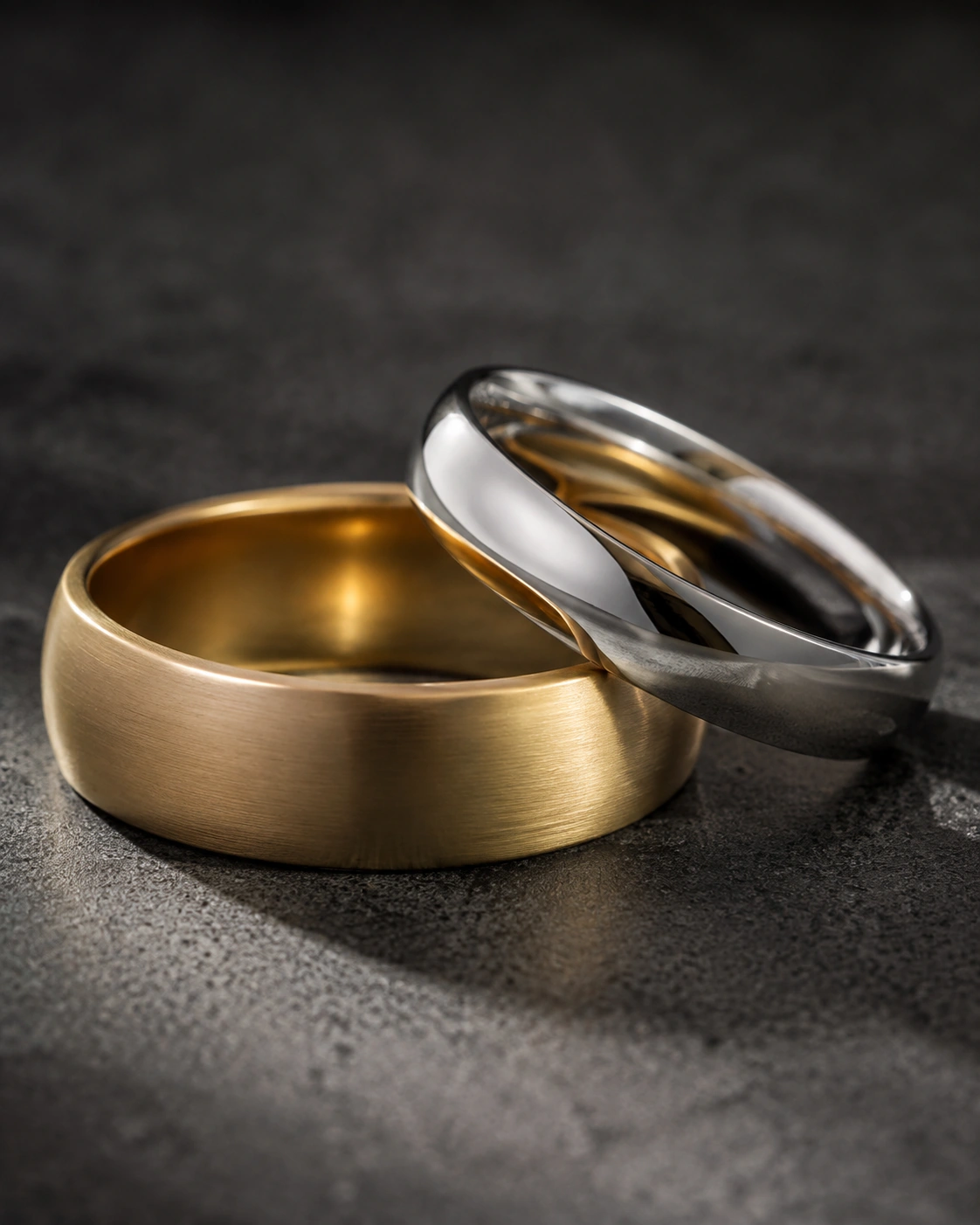 Trauringe in Gelbgold und Platin – Juwelier Benjamin Wiesbaden